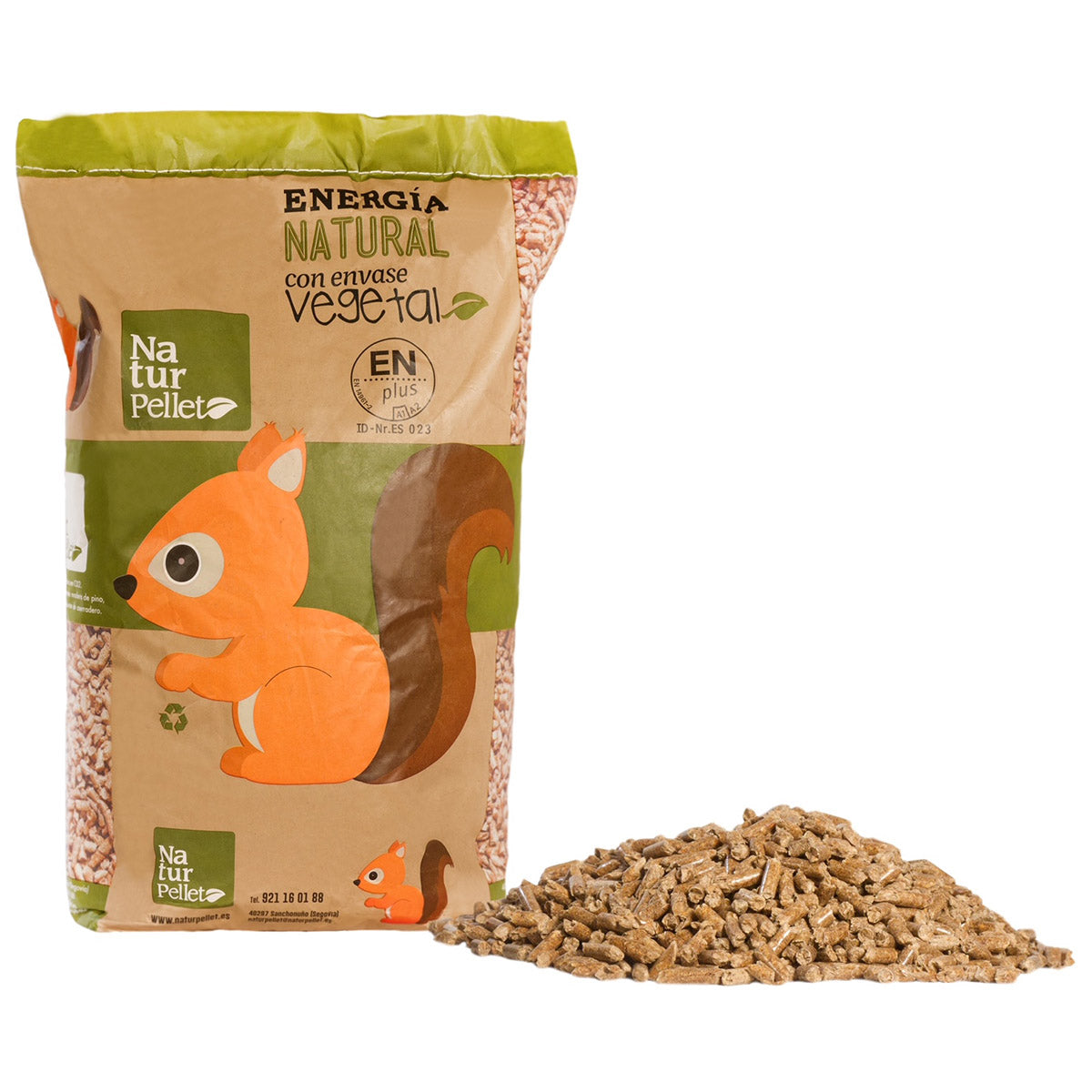 Palé de 70 sacos Naturpellet 15 kg