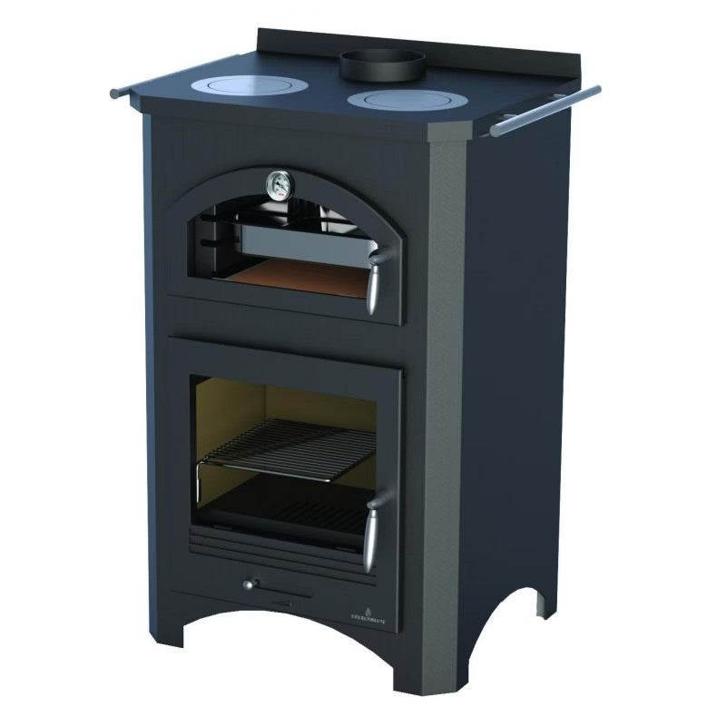 Stufa a legna con forno BRONPI Monza – 14 kW - Image 5