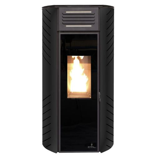 Estufa de pellets CTL Zara 10 kW – Color negro