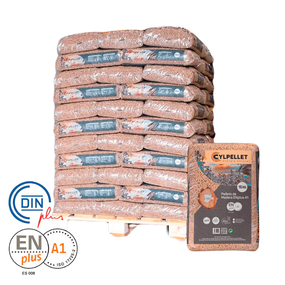 Palé de 25 sacos de CYL Pellet 15 kg