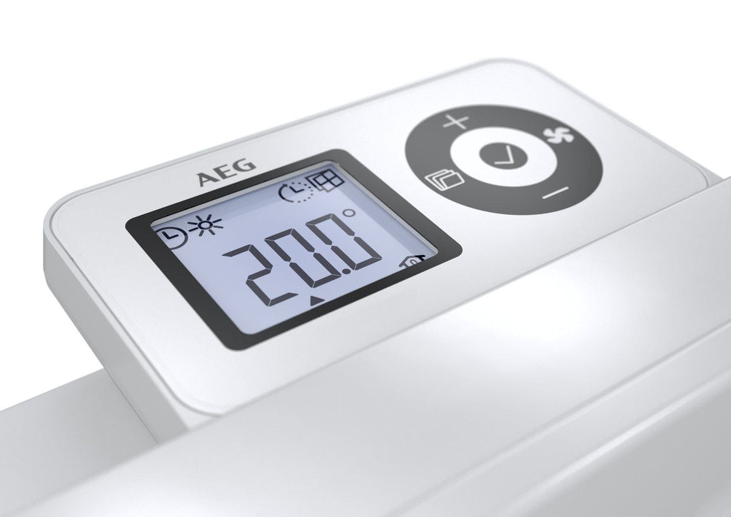 AEG casa Technik 236535 parete Termoconvettore WKL 2005 per circa 20 m², Riscaldamento 2000 W, 5 – 30 gradi C, da appendere a parete, Display LCD, - 3
