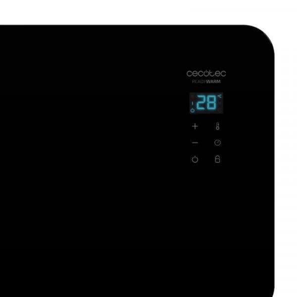 Aquecedor Elétrico de Convenção Cecotec Ready Warm Crystal Connection 2000W WIFI, Cor: Preto - 4