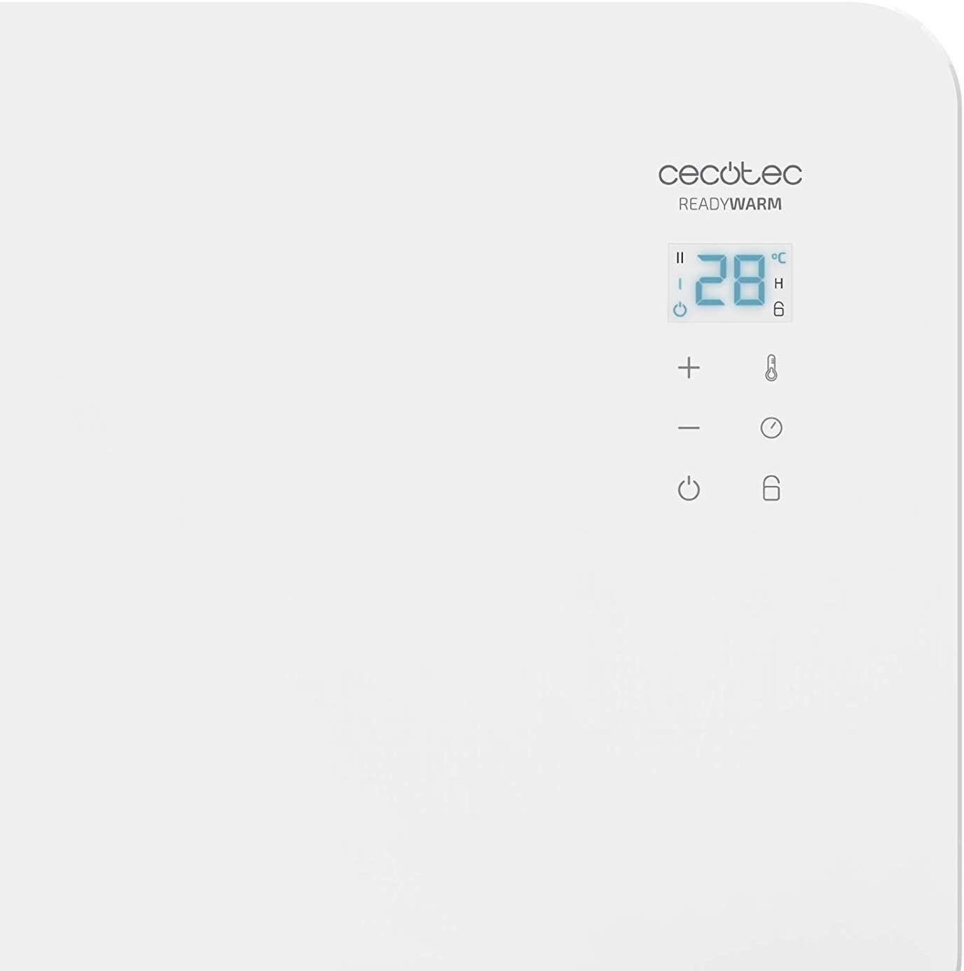 Aquecedor Elétrico de Convenção Cecotec Ready Warm Crystal Connection 2000W WIFI, Cor: Branco - 2