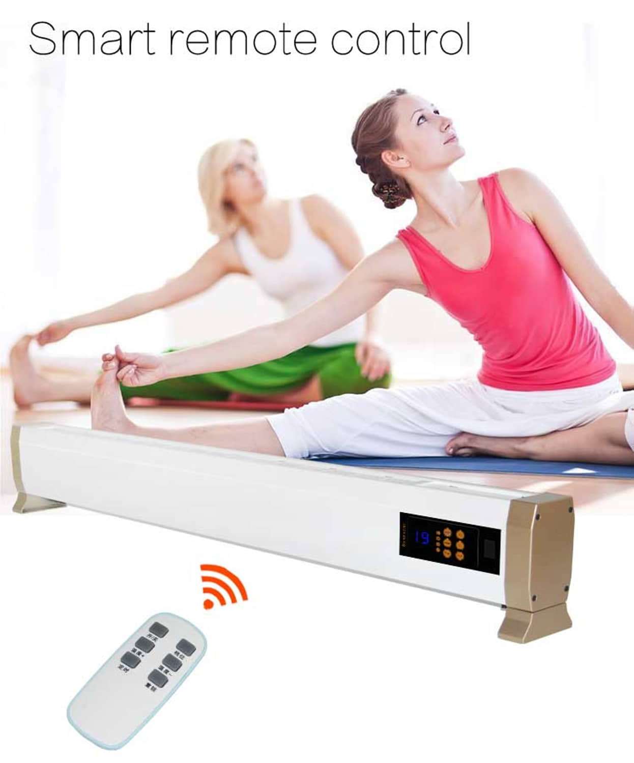 Aquecedor de chão e rodapé. Aquecedor de piso elétrico Sined Riscaldatoredapavimento1800 1800w Branco. - 5