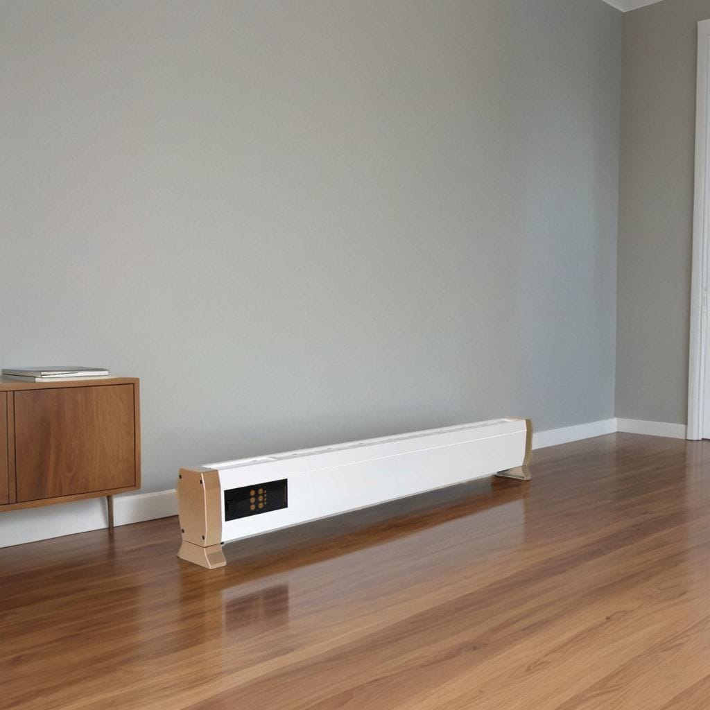 Termoconvettor elétrico branco em metal 1800W com controle touch e remoto, aquecimento silencioso por convecção natural - MPC Alacant 1800W - 5