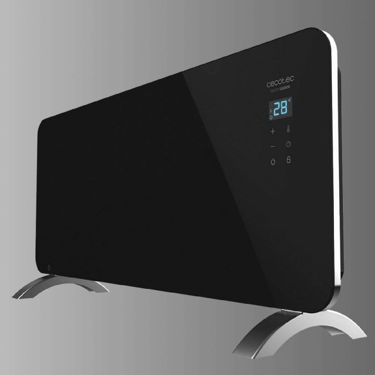 Aquecedor Elétrico de Convenção Cecotec Ready Warm Crystal Connection 2000W WIFI, Cor: Preto - 5